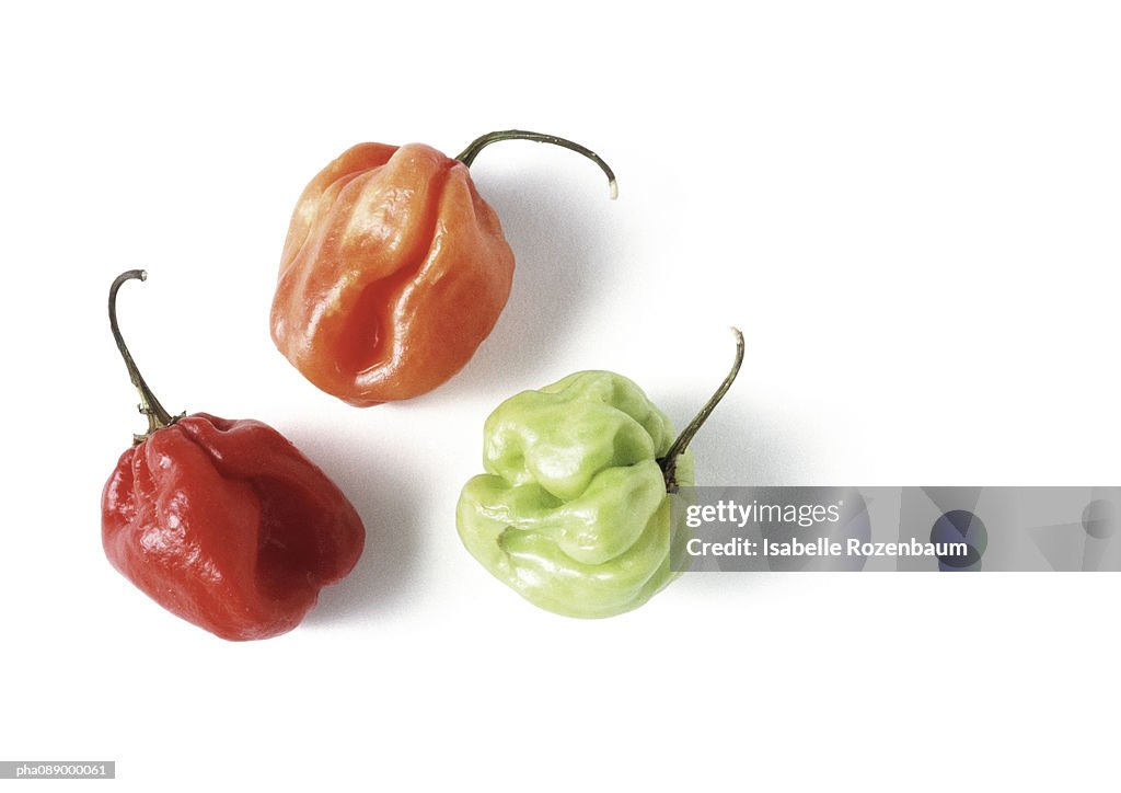 Assortment of hot peppers