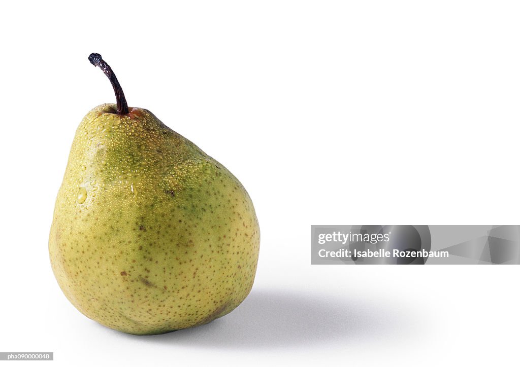 Pear, white background