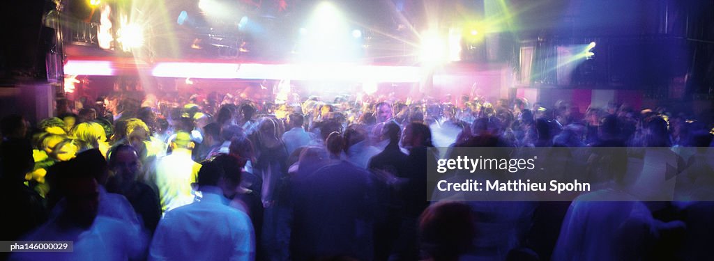 Crowd in concert hall