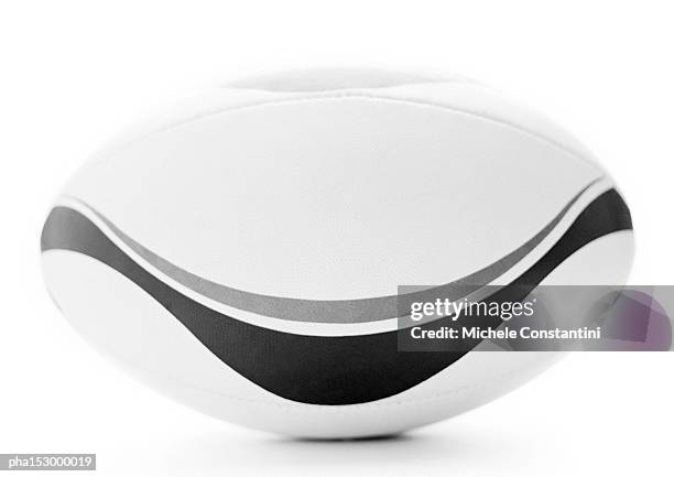 american football, b&w. - rugby ball stockfoto's en -beelden