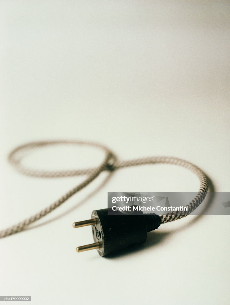 Electrical plug, close-up