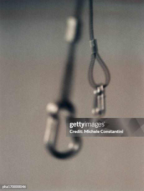 metal wire fasteners, close-up - wire rope stock pictures, royalty-free photos & images