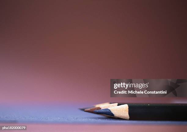 pencils, close-up - intersected stock pictures, royalty-free photos & images