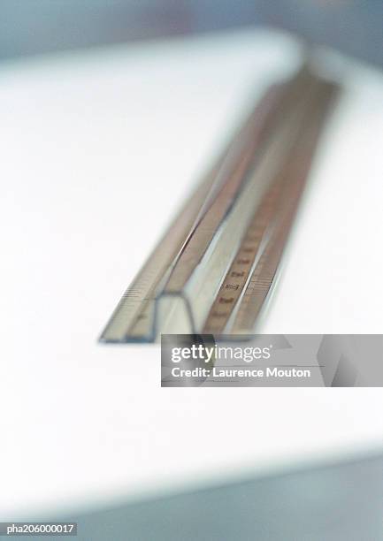 measuring ruler, blurred. - intersected stock pictures, royalty-free photos & images