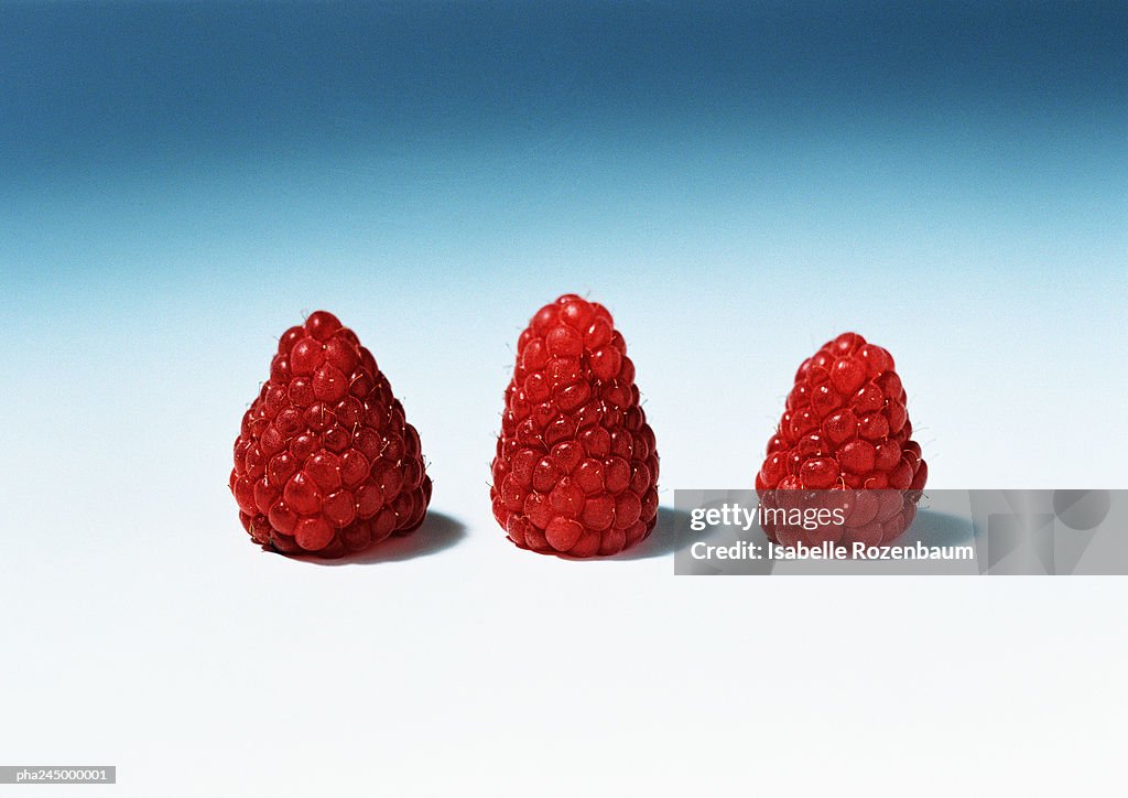 Raspberries, close-up