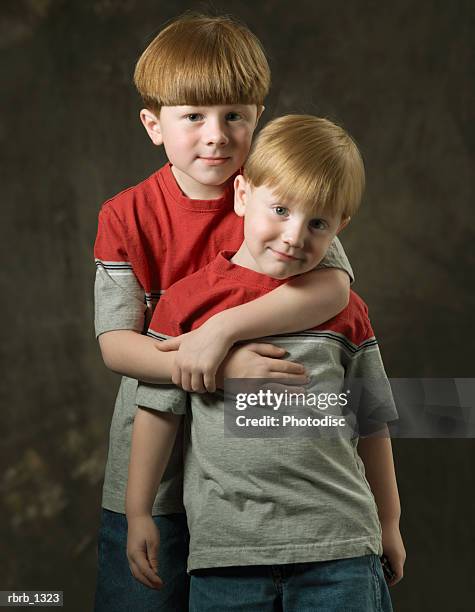 Small Brother 420 Two Little Brothers In The Studio Stock Photos, High-Res Pictures ...