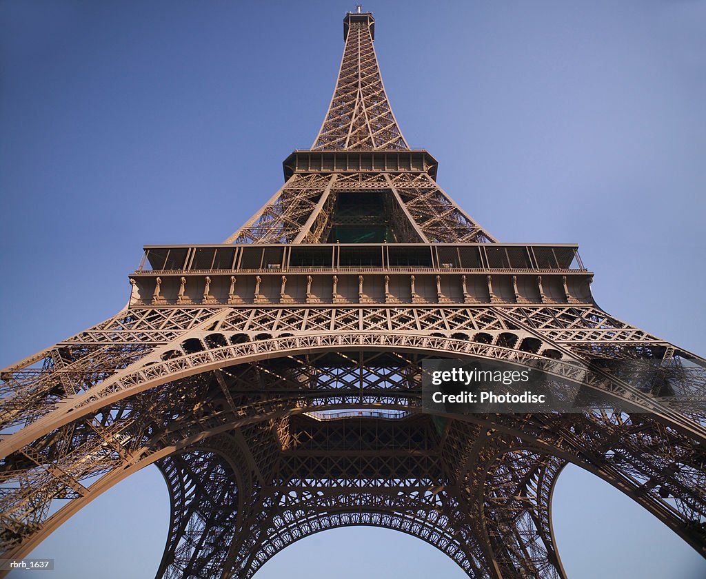 Photograph of the eiffel tower in paris france