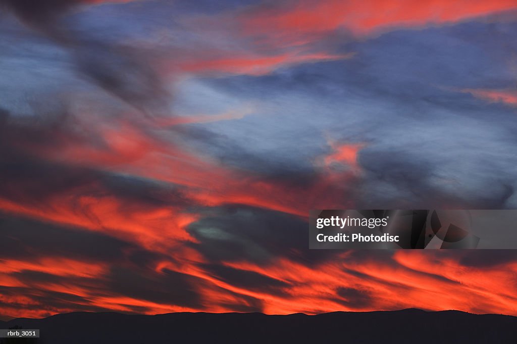 Clouds in the sky during sunset