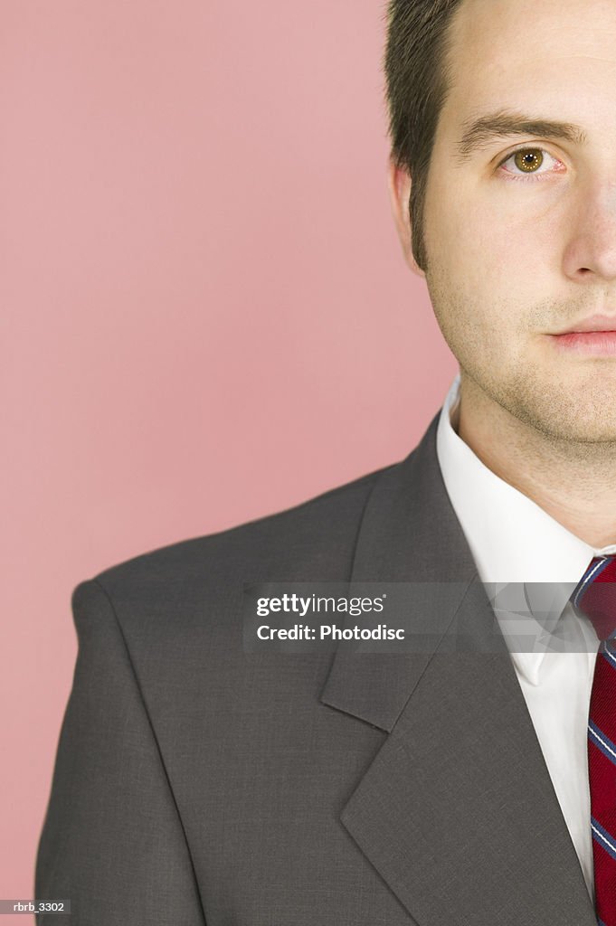 Close-up of a young businessman