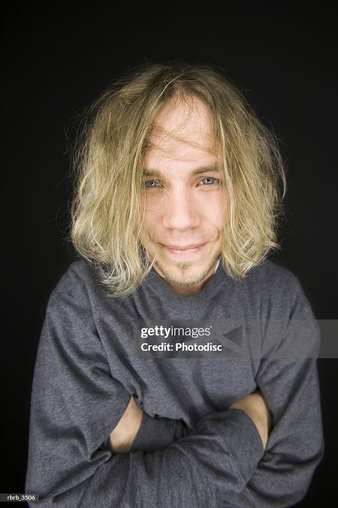 Young man smiling