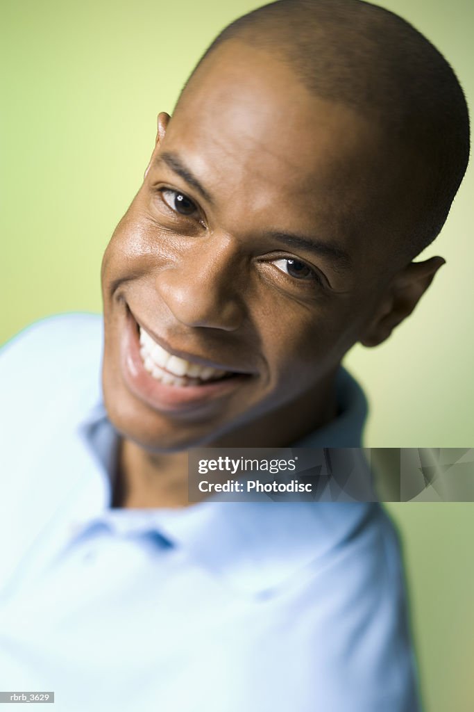 Portrait of a young man smiling