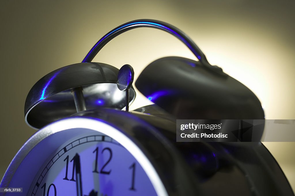 Close-up of an alarm clock