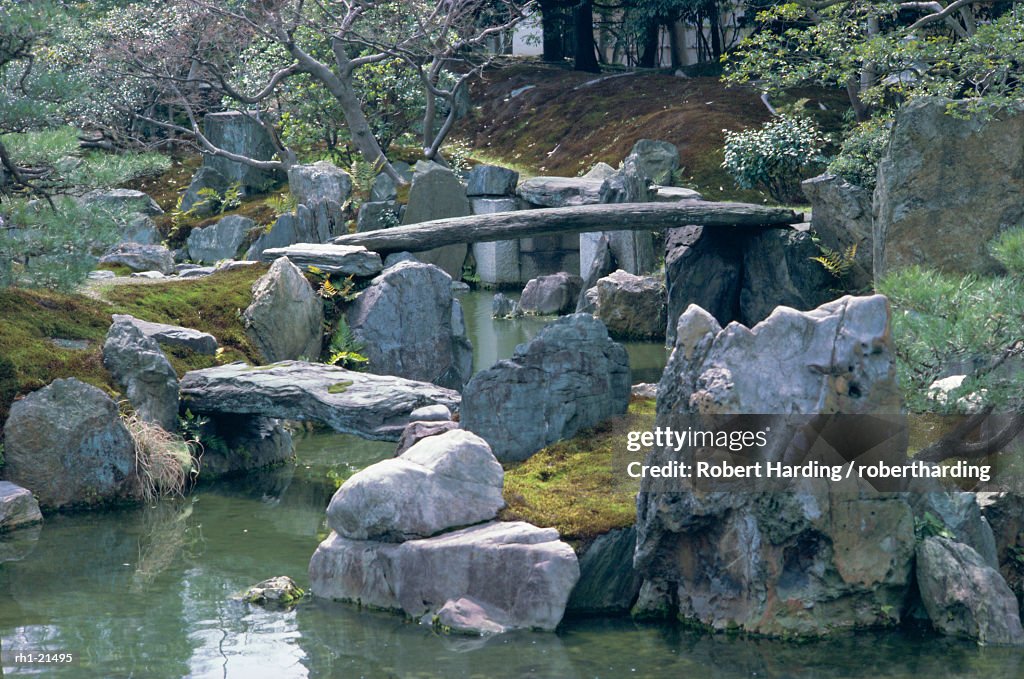 "Garden, Nijo castle, Kyoto, Japan, Asia"