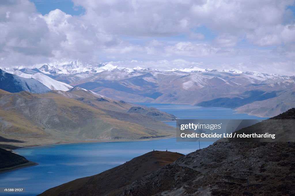 "Lake Yanzho Yumco, Tibet, China, Asia"
