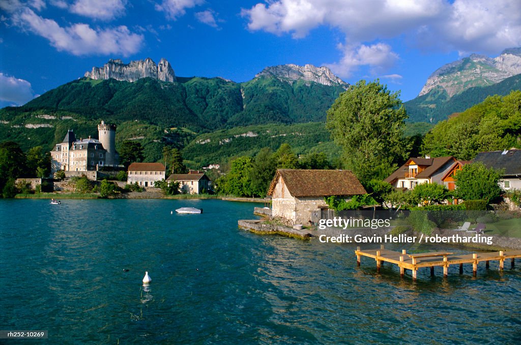 Lac d'Annecy, Haute Savoie, Rhone Alpes, France, Europe