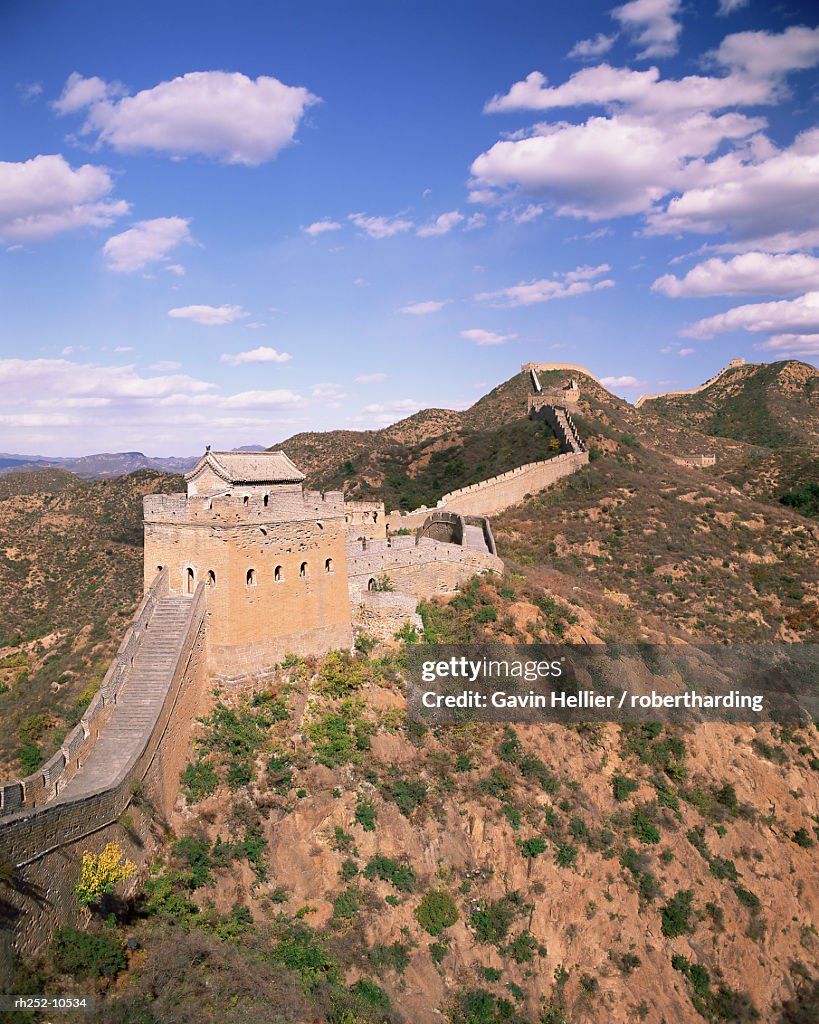 Jinshanling section of the Great Wall of China, UNESCO World Heritage Site, near Beijing, China, Asia