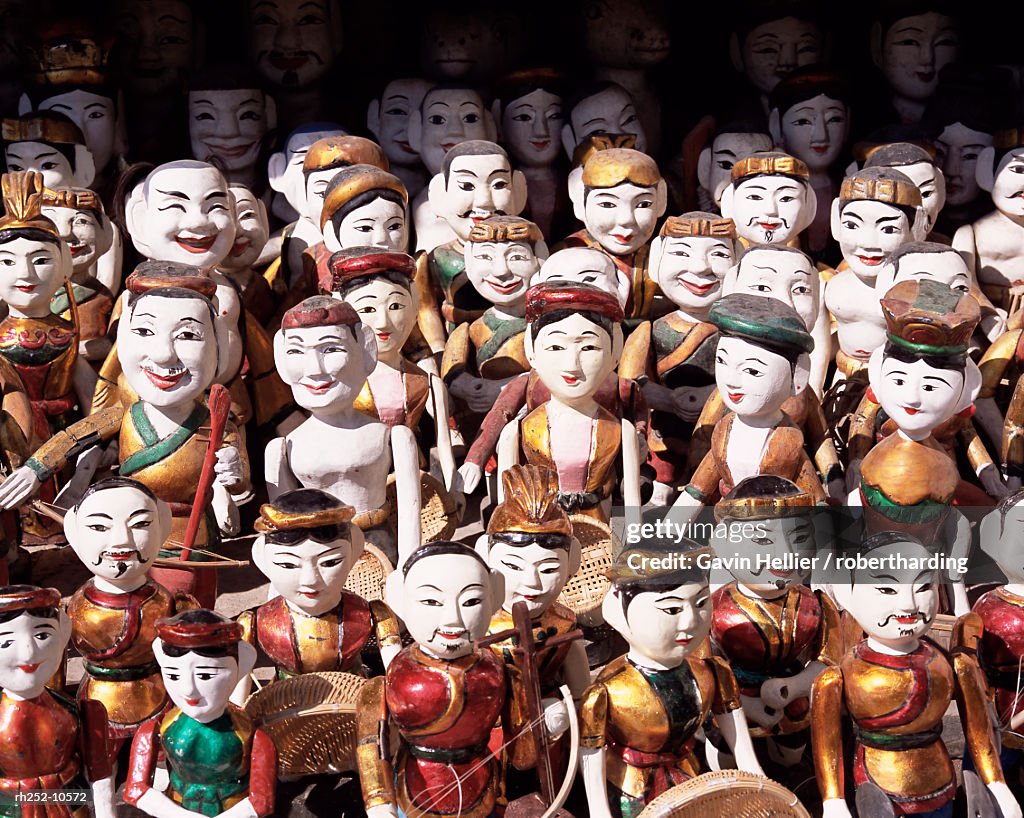 Water puppets, Hanoi, Vietnam, Indochina, Southeast Asia, Asia