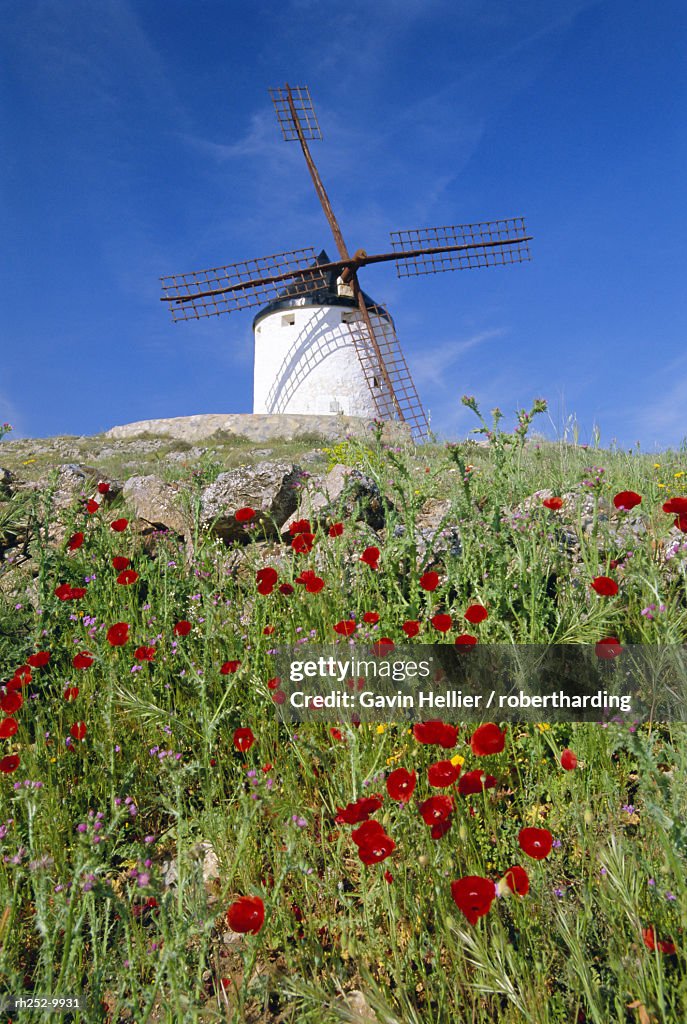 Windmill in Consuegra, Castilla La Mancha, Spain
