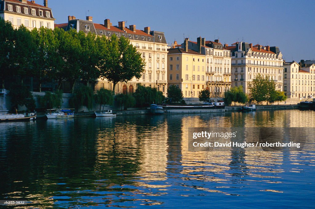 River Saone, Lyon, Rhone valley, France, Europe