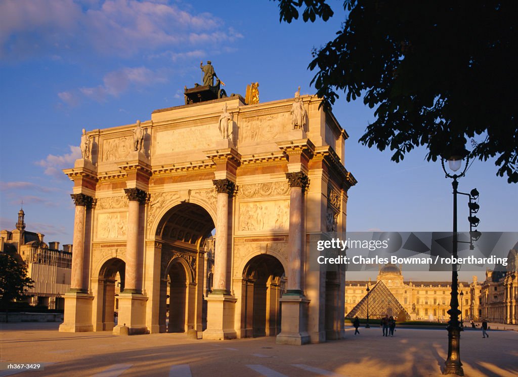 Arc de Triomphe du Carousel and Louvre, Paris, France