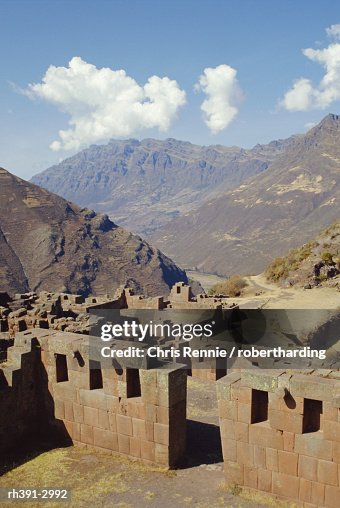 Pisac, Hitching Post of the Sun, Inca site in the Urubamba Valley, Peru, South America Pisac, Hitching Post of the Sun, Inca site in the Urubamba Valley, Peru, South America