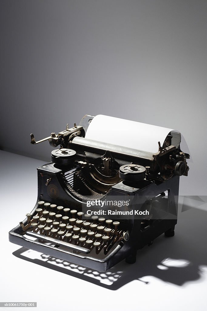 Old fashioned typewriter