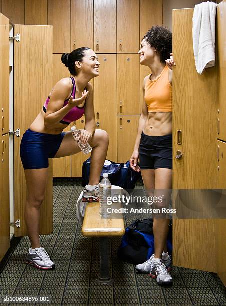 Locker Lady 26 Wood Locker Room Benches Stock Photos, High-Res Pictures, and Images ...