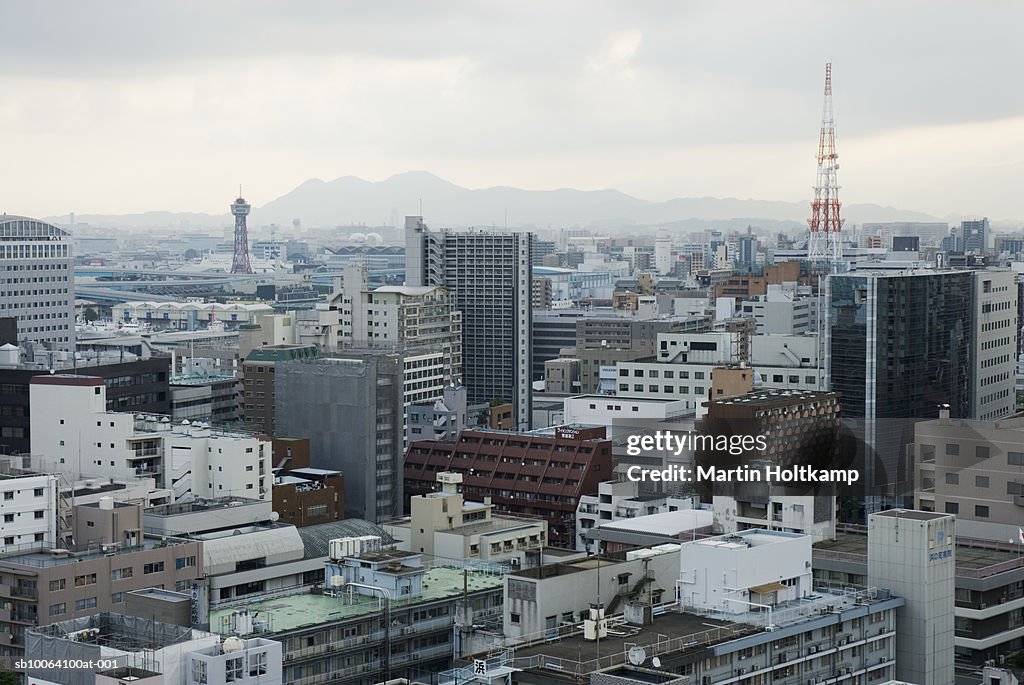 Japan, Fukuoka, cityscape