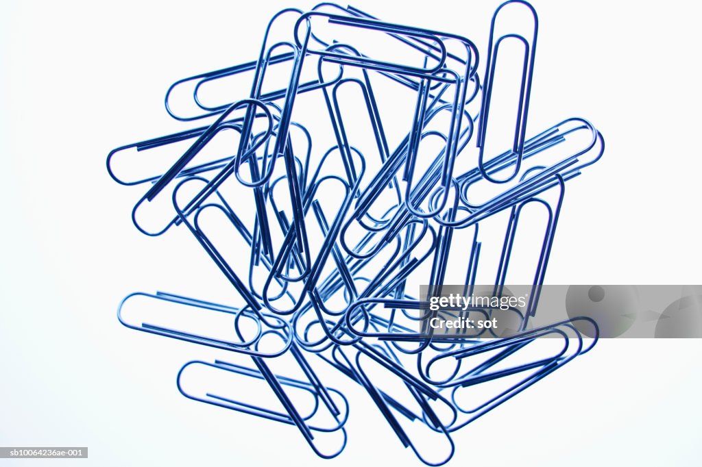 Paperclip Ridges Pile Of Paper Clips