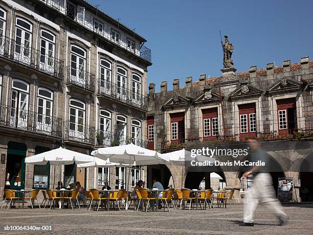 oliveira square, guimaraes, portugal - braga portugal stock pictures, royalty-free photos & images