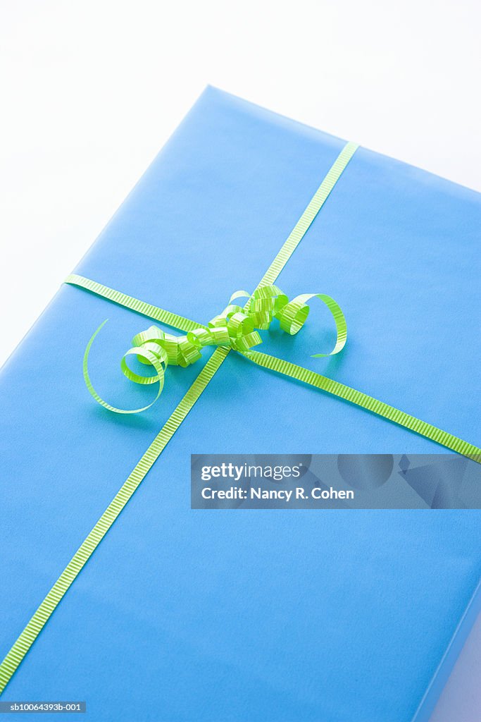 Wrapped gift, close-up