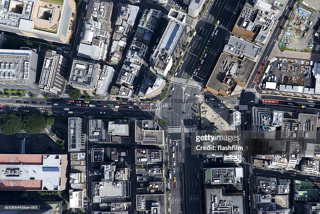 Japan, Tokyo, Hamamatsucho, aerial view