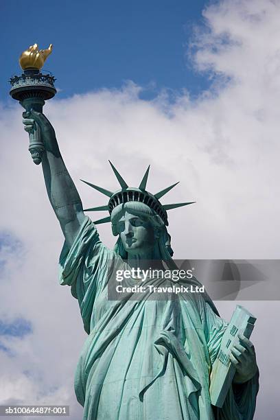 Usa New York Statue Of Liberty Low Angle View High-Res Stock Photo