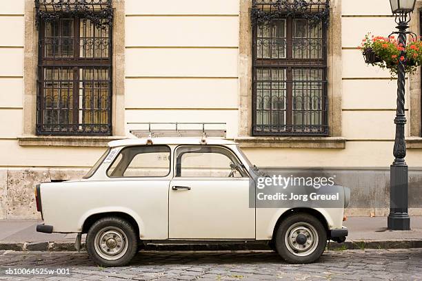 trabant car - vintage car stock pictures, royalty-free photos & images