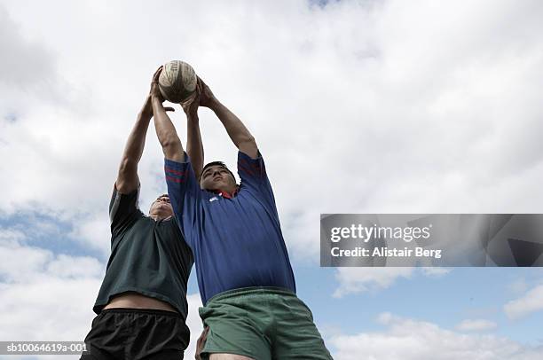 Leaping Trys Rugby 480 Rugby Player Leaping Up To Catch Ball Stock Photos, High-Res ...