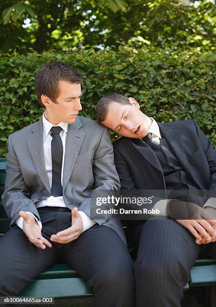 Resting Head Man Resting Head On Shoulder Photos and Premium High Res Pictures ...
