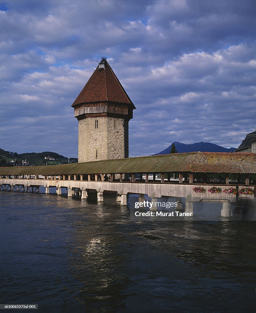 Kapellbrucke (Chapel Bridge) and the water tower