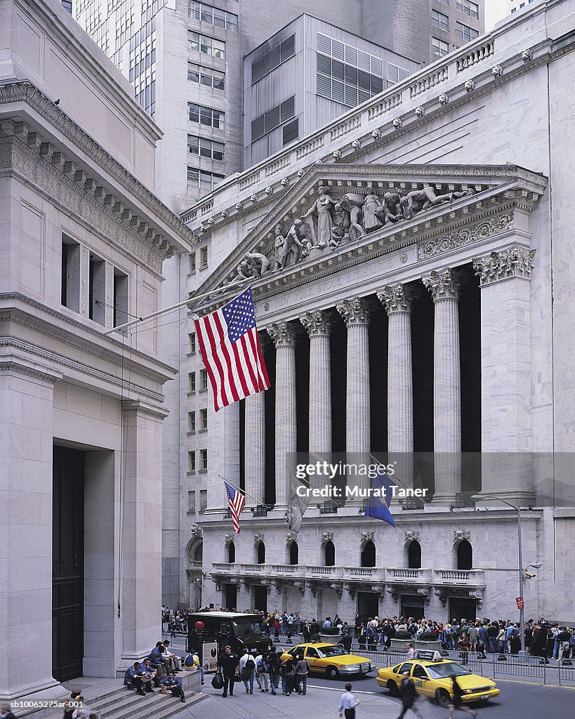 New York Stock Exchange (NYSE) on Wall Street