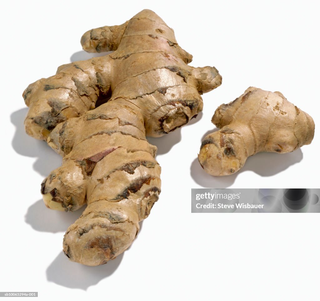 Ginger root, studio shot, close-up