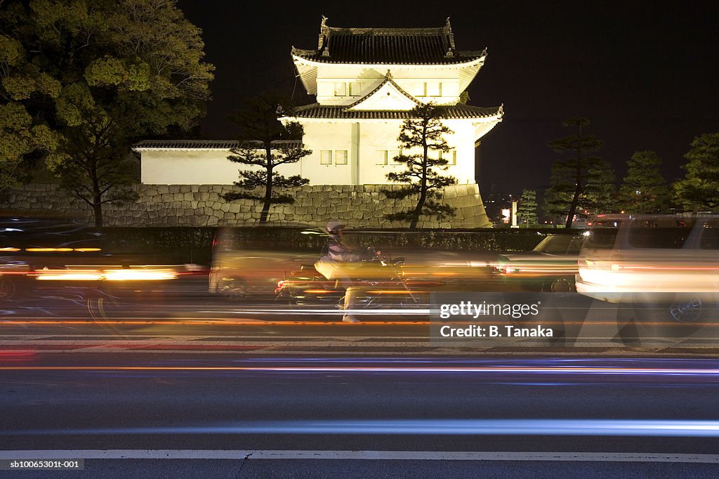 Nijo Castle with road in foreground