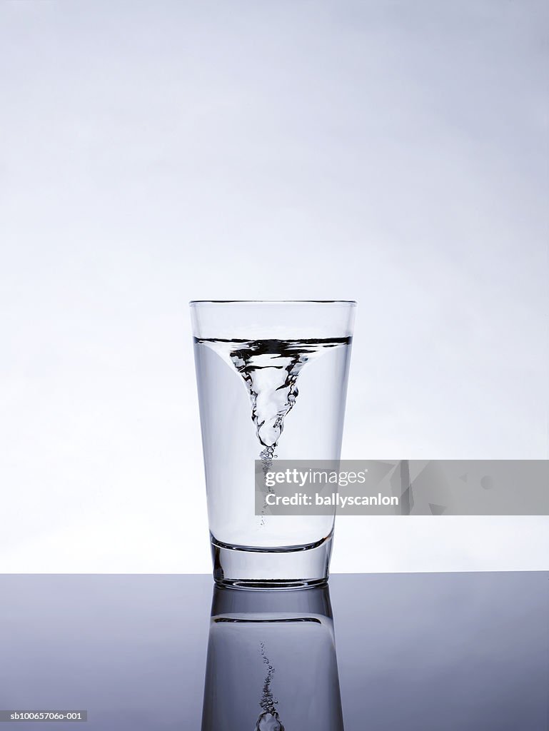 Vortex in glass of water
