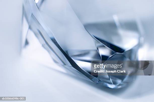 blue diamond, close-up - diamond gemstone stock pictures, royalty-free photos & images
