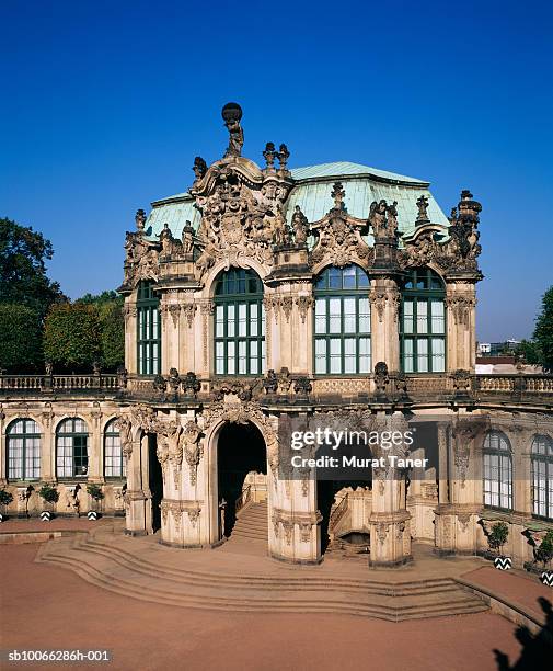 germany, dresden, zwinger palace - zwanger stock-fotos und bilder