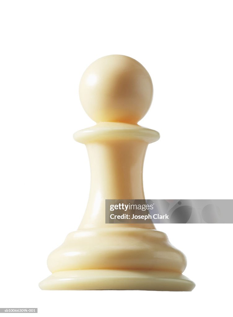 White pawn chess piece