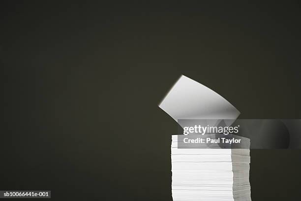 Paper Getting Up 71 Pile Paper Blowing Stock Photos, High-Res Pictures, and Images ...