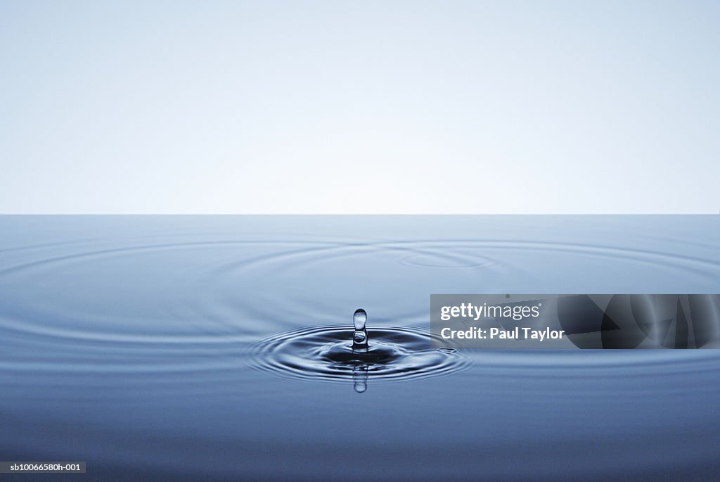 Ripples on water surface, close-up