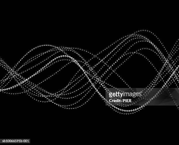 chain wave patterns - perpetual motion stock pictures, royalty-free photos & images