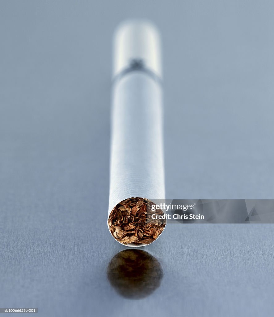 Cigarette, close-up, studio shot