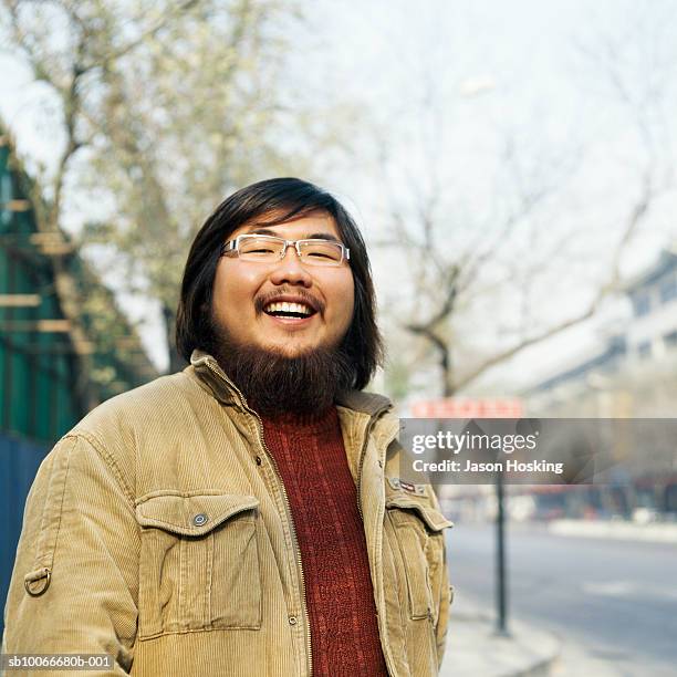 young man laughing, portrait - portrait of jason stock pictures, royalty-free photos & images