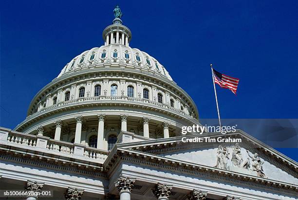 capitol building, washington, usa - architectural dome stock pictures, royalty-free photos & images